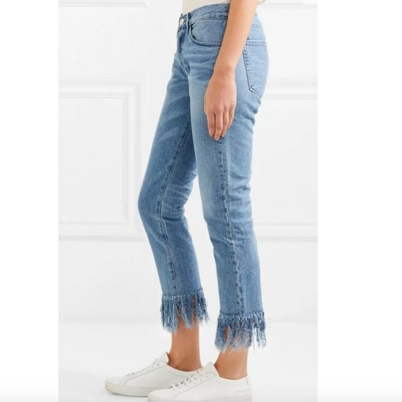 New 3x1 Fringe Stella Cropped Jeans - Picture 8 of 15